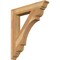 Ekena Millwork Olympic Traditional Rough Sawn Bracket, Western Red Cedar, 4"W x 26"D x 30"H BKT04X26X30OLY01RWR - alternate 1